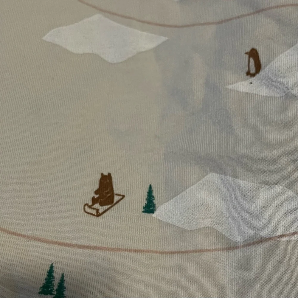 OshKosh B'gosh Red Plaid Cat & Jack Cream Bear Winter Boy Shirt Bundle 3T